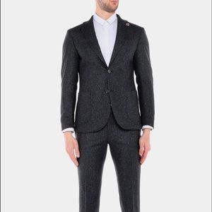 Charcoal Gray Wool Suit